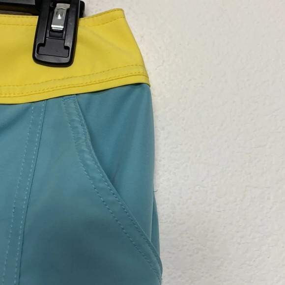 The North Face "NEW" Blue Vacation Aqua Bow Falls Swim Board Shorts Size 12 - Picture 3 of 11